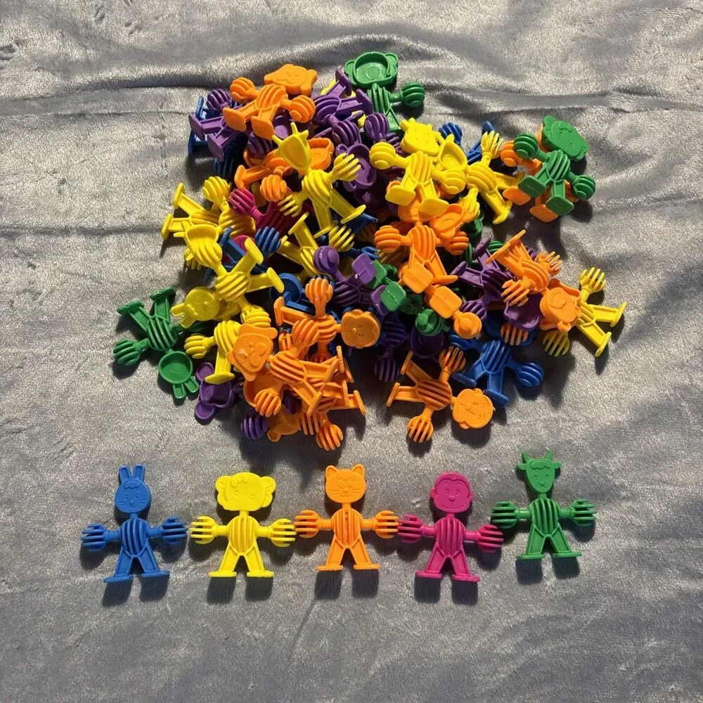 Set of 50 Linking Animals for Fine Motor Skills for Kids